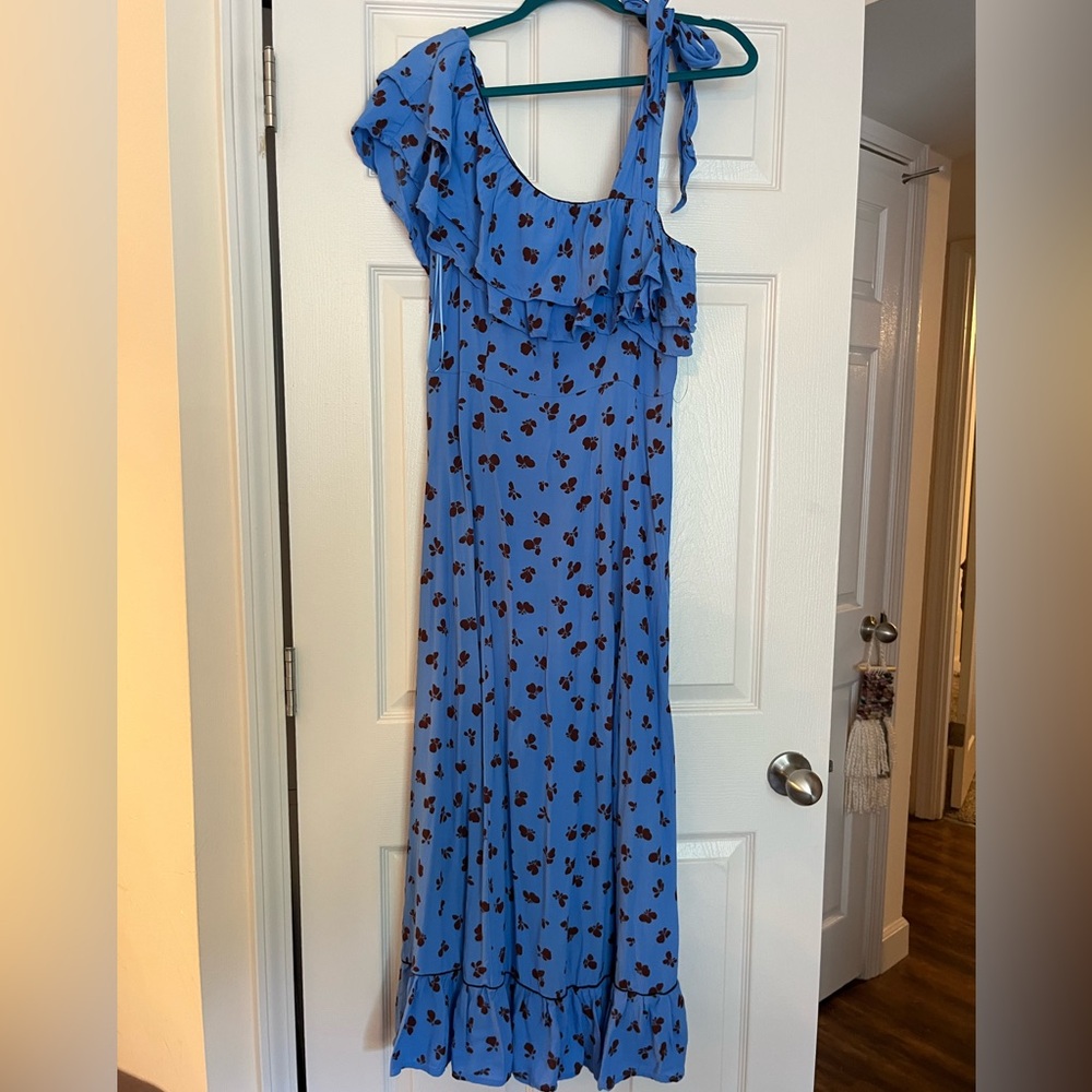 Ganni floor length dress, size Medium